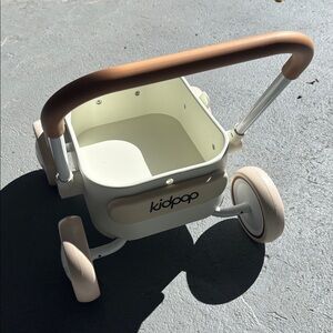 Cream and Tan Toy Walker